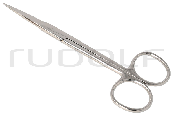 RU 1503-12HP / Scissors, Sh/Sh, Str., Fig. 3,High Polished 12 cm, 4,75"