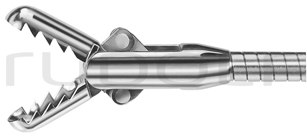 RF245-343 / Pinza Semirígida De Biopsia Oval, Dentada, Biarticulada, Ø 1,6 mm, 5 Fr, Lu 340 mm