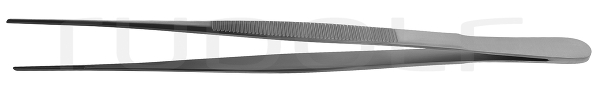 RU 7580-20/1 / Atr. Fcps. De Bakey, Fine Hilt Plate 1,5 mm, 20 cm
