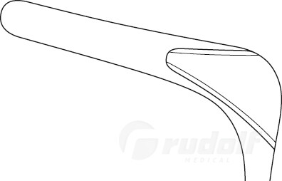 RU 8016-51 / Nasal Specula Cottle-Walter, Figure 3, 55 mm, Hygienic Joint, 13 cm - 5"