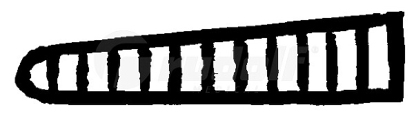 RU 7890-28 / Micro-Pinza Auricular, Recta, 0.7 x 3.5 mm, 8 cm - 3 1/4"