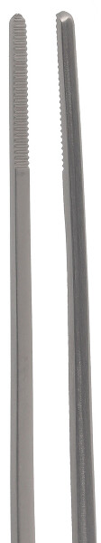RU 7864-20 / Ear Dressing Forceps Jansen/Grünwald, Bayonet-Shaped, 2.5 mm, 21 cm - 8 1/4"