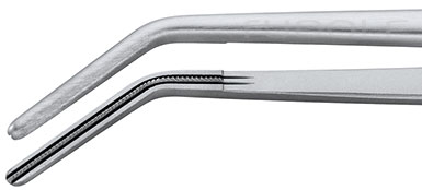RU 7584-20 / De Bakey Atr. Fcps., Cvd., 20cm
 - 8", 2 mm
