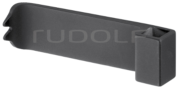 RU 6431-76 / Valve Crochet MC Culloch, Étroite, Noire 1 Pce, 60mm

