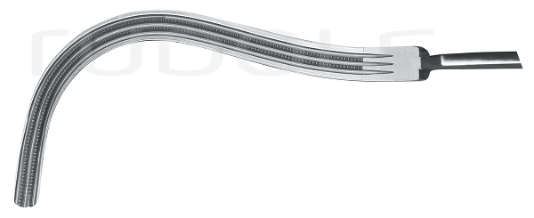 RU 6631-24 / Pince-Clamp P. Pédic. Rénaux Guyon, 24 cm
