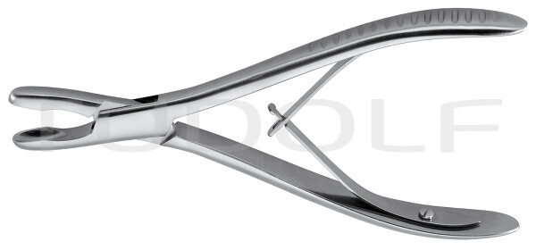 RU 5580-17 / Pinza Sgorbia Luer, Retta,
