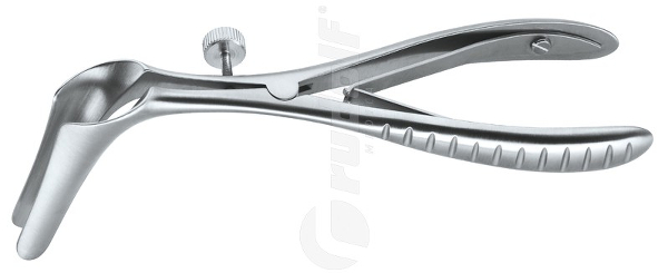 RU 8013-12 / Nasenspekulum Killian-Struycken, Figur 2, 55 mm, Hygienischer Schluss, 14 cm