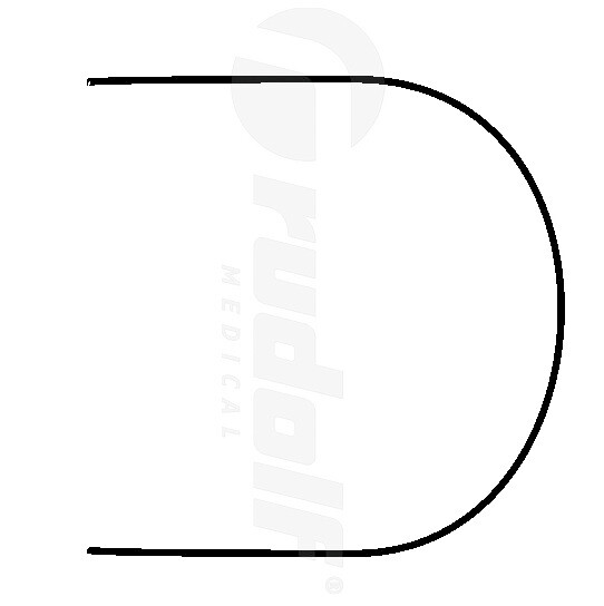 RU 8134-06 / Pince Emporte-Pièces Kerrison, Coupant Haut 90°, Larg. Mors 6mm, Long. Tige 8,5cm