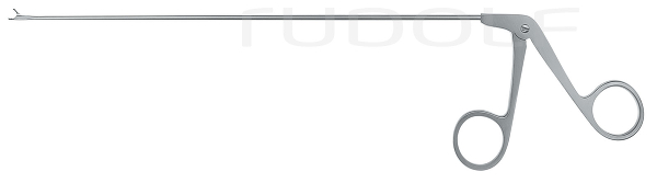 RU 8650-03/25 / Micro Fcps, CUP-SHP, Cvd. Rgt., FF-MOV. Shaft Length 23cm
/9", Conicø2/3mm
, Jaw 2mm
