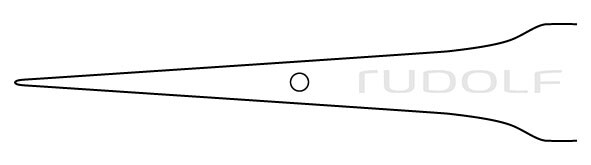 RU 4065-15 / Mikro-Pinzette, ger. 15,0 cm, 0,7 mm
