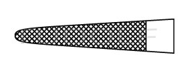 RU 6054-18 / Needle Holder De Bakey, TC, Str. 18cm
, 7"