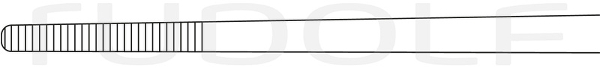 RU 3890-26 / Cotton Swab Fcps Bozemann, Str. 26 cm, 10,25"