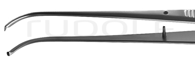 RU 4151-17 / Pinza De Disección Taylor, 1x2D., Curva, 1,5 mm, 17,5 cm