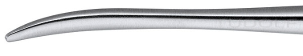 RU 5427-20 / Elevador Quervain, Curvo, Romo, 6 mm, 19,5 cm
