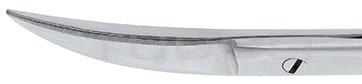 RU 2416-11 / Fine Scissors, Sickle Shaped, (L) 11,5 cm - 4 1/2"