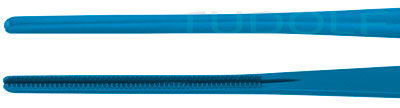 RU 7580-20T / Atrauma Tissue Fcps., De Bakey- Titan 19,5 cm - 7 3/4", 1,5 mm