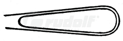 RU 7281-01 / Gourdet Ut. Scoop, 6mm
, 28cm
