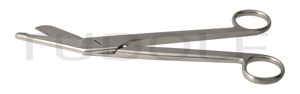 RU 2655-22 / Scissors Esmarch, Bl/Bl, Angular 22 cm, 8,75"