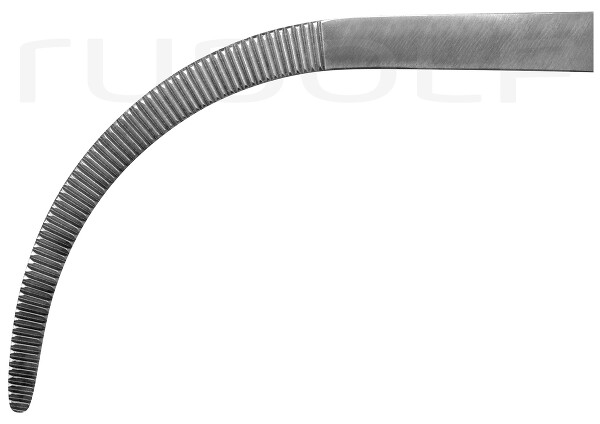 RU 3290-05 / Pinza Overholt-S, Curva En Forma De S, 24 cm