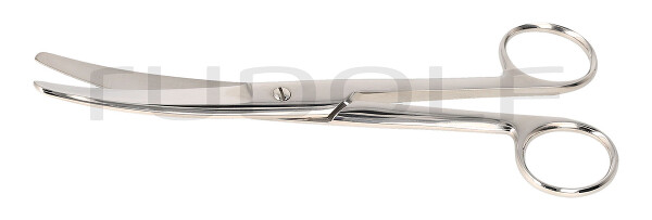 RU 1431-18HP / Forbice Doyen, Sm/Sm, Curva, Brillante 18,0 cm