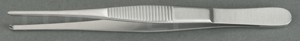 RU 4100-13 / Pinzette Chir. Standard, Ger., 1x2Z. 13,0 cm
