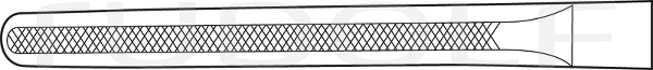 RU 3686-20 / Tubing Fcps W. Safety Guard 20 cm, 8"