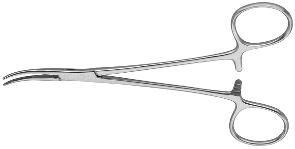 RU 3328-18 / Ligature Fcps Baby-Mixter, Fine, Cvd. 18 cm, 7"