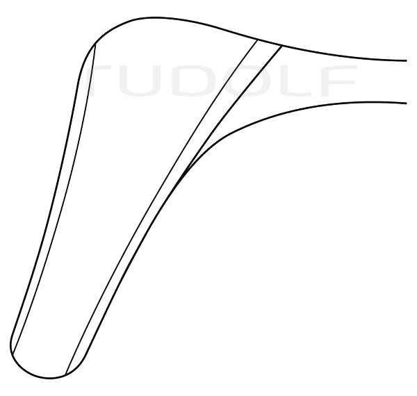RU 8002-03 / Especulo Nasal Hartmann-Halle, Figura 3, 15 cm - 6"