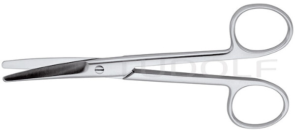 RU 1251-15 / Forbice Mayo, Curva 15,0 cm