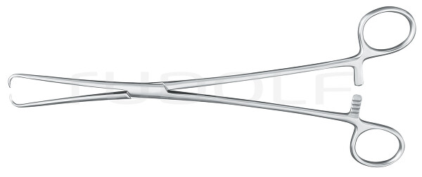 RU 7160-25 / Pinza Per Abbassare L'utero Schröder 25cm