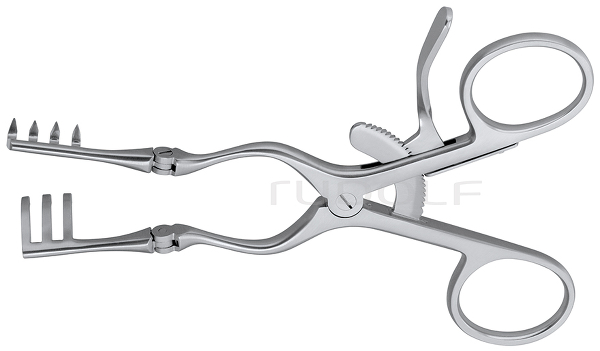 RU 4722-13 / Retractor Cone (Adson-Baby), Sharp 14cm
, 5 1/2", 3x4 Teeth