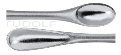 RU 5364-13 / Cuillère Double Volkmann, Ov/Ov, 13 cm 13 cm