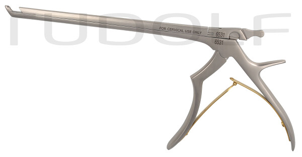 RU 6453-55 / Rongeur Kerrison, Cutting Upwards 40° Standard, Thin Foot Plate, 20cm, 8", 5mm