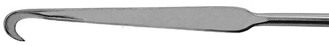 AT304-015 / Coltello Ad Uncino, 3mm, Con Manico Fisso