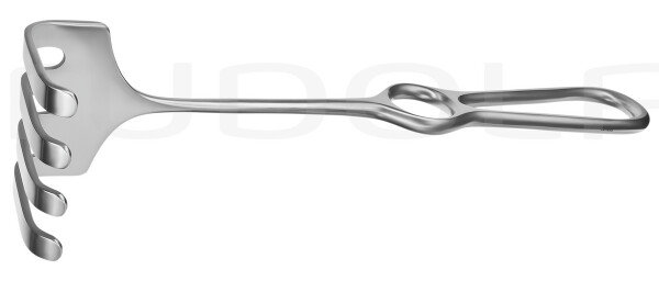 RU 4518-00 / Divaricatore Körte, Manico Verticale, 4 D 23,0 cm, 46x55 mm
