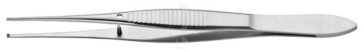 RU 4260-10 / Pinza Chirurgica, Delicata, Retta, 1x2 D., 10 cm - 4"