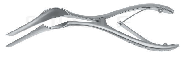 RU 8013-04 / Nasenspekulum Killian-Struycken, Figur 4, 90 mm, Hygienischer Schluss, 14 cm