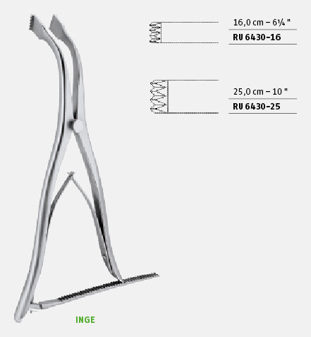 RU 6430-16 / Inge Lamina Spreader 16cm, 6 1/4"