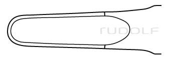 RU 5594-02 / Pince Gouge Ruskin, 18 cm 18 cm