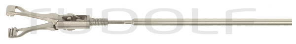RS000-743 / Terminal De Agarre Babcock Atraumático Ø 5 mm, 450 mm, 17 mm, De Doble Acción