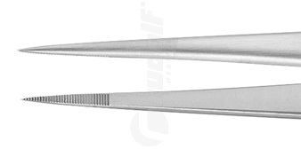 RU 4270-03 / Mikroskopier-Pinzette, ger. 11,5 cm
