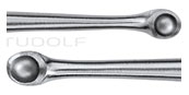 RU 5366-00 / Cuillère Tranchante Double Martini 3,1 mm / 2,6 mm, 13,5 cm
