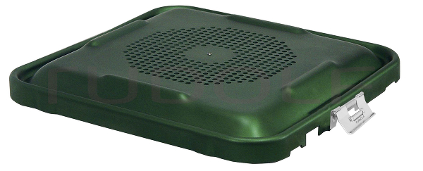 CS417-005 / Deckel Allein, Gelocht, Grün 285 x 280 mm