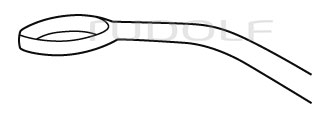 RU 8853-05 / Kürette Nicola, Re. Schneidend 6,5mm
, 26cm
