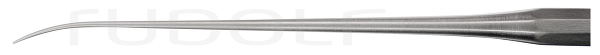RU 7907-01/02 / Ohr-Nadel Wullstein, Leicht Gebogen, Stumpf, 16 cm