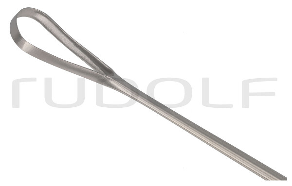 RU 7310-16 / Curetta Uterina Recamier, Malleab., Tagl 26,0 cm, Fig. 8,16 mm