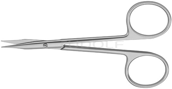 RU 2430-10 / Forbice Stevens, Retta, 10.5 cm - 4 1/4"