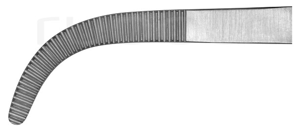 RU 3291-27 / Pinza Overholt-Geissendörfer, Curva 27 cm