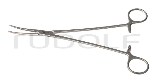 RU 3241-22 / Hemost. Fcps Bengolea, Cvd. 22 cm, 8,75"