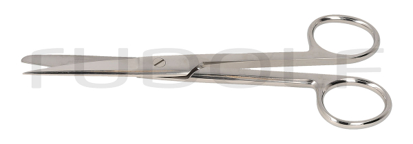 RU 1002-14HP / Scissors, Sh/Bl, Str., Fig. 2,High Polished 14,5 cm, 5,75"